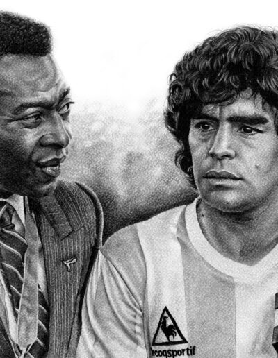 Pelé y Maradona