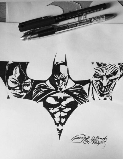 Diseño para camiseta de Batman