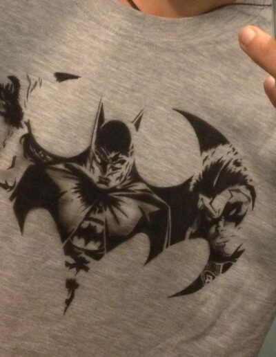 Diseño Batman en camiseta